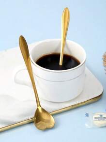 1/4/8 Pcs Heart Shaped Stainless Steel Modern Creative Spoons, Coffee Tea Mixing Spoons, Cake Dessert Spoons, School Supplies, Material, Dishwasher Friendly, Back To School & Christmas Holiday Gifts