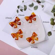 蝴蝶结系列 DIY 手工香氛石膏多功能硅胶模具 - 白色 - 查看 3