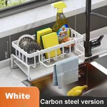 1pc Multi-Function Drain Rack, Kitchen Organizer Rack For Sponge, Dish Soap, Dishcloth On Sink Or Countertop, Drainage Rack Only (No Other Products Included) - Multicolor - View 17