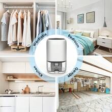 Efficient 25oz Ultra-Quiet Dehumidifier With Auto-Off - Energy Saving, Compact Design For Home, Bedroom, Bathroom, Closet & Office