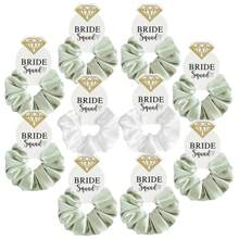 10pcs Multi-Color Elastic No-Damage Hair Ties, Suitable For Women, Bachelorette Party, Wedding, Bridesmaid Gifts, Hair Accessories, Scrunchy Hair Ties Scrunchies