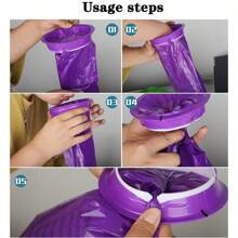 10pcs Vomit Bags, Pregnant Women Motion Sickness Bags, Car Portable Sick Bags For Kindergarten, Hospital, School, Disposable - Multicolor - View 9