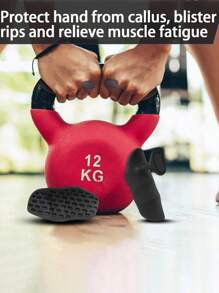 1 Pair Silicone Fingerless Weightlifting Protective Covers - Non-Slip, Calisthenics Gym Equipment, Fitness Gloves, Unisex, Pull Grip Cross Training Hand Grip Protection, Textured Palm Protection, Suitable For Pull Ups, Cross Training, Fitness Workouts, Pulling And Fitness Training Protective Covers Gym Accessories, Sport, Gym, Home Exercise, Women's Gym Gloves, Boxing Gloves, Gym Gloves, Gym Gloves, Men's Gym Gloves