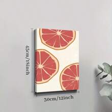 1pc Framed Canvas Poster Grapefruit-Slices Minimalist Wall Art Canvas Paintings Ideal Gift For Bedroom Living Room Corridor Wall Art Wall Decor Room Decoration Ready To Hang