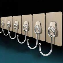 Klebehaken ohne Beschädigung, kein Bohren erforderlich, wiederverwendbarer Schwerlasthaken für Wand & Tür, für Küche, Badezimmer