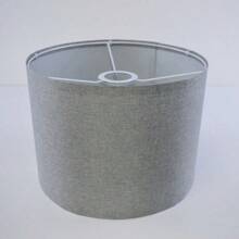 1pc Natural Linen Lamp Shade, Cylindrical Table Lamp Shade, Classic Modern Large Cylindrical Lamp Shade, Beige Floor Lamp Shade, Handmade Natural Linen, Best Birthday Gift