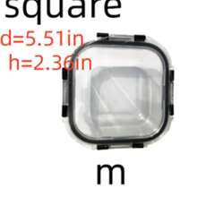 Recipientes de almacenamiento de alimentos de vidrio borosilicato con tapas herméticas, a prueba de fugas, aptos para microondas, seguros para lavavajillas - regalo perfecto para viajes y preparación de comidas