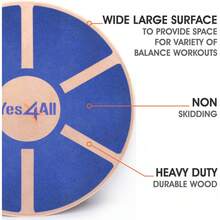 ¡RecomendadoYes4All Tabla de Equilibrio de Madera Versátil, Entrenador para Terapia Física, Escritorio de Pie y Entrenamiento de Núcleo con Estabilidad en Ejercicios¡Top de Temporada - C. Combo toma desafío - Ver 5