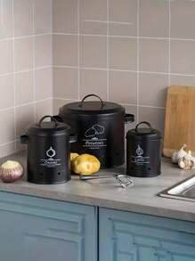 1 Juego de Contenedores de Almacenamiento de Frutas y Verduras Ventilados, Cajas Multiusos de Almacenamiento de Alimentos para Papas, Cebollas, Ajo, Organizador de Cocina y Accesorios