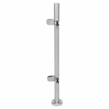 SENDERPICK Stainless Steel Railing Fence Pole Corner Post Stainless Steel Column Stair Handrail Railing Outdoor Shopping Mall Home Handrail - Silver - View 5
