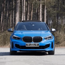 NetHong 1/2x Number Plate Holder Surround Stainless Steel Frame ABS Backing Universal UK - Black - View 3