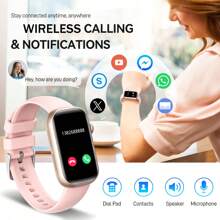 EIGIIS 2026 New Smart Watch, Unisex, Supports Wireless Calling, 1.47" Full Touch Screen, Multiple Sports Modes, Women's Fitness Tracker, Sleep Monitoring, IP68 Waterproof, Compatible With Android, A Thoughtful Gift For Friends And Family - Multicolor - View 5