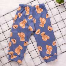SOFT LINED INSIDE BABY BODYSUIT SET - Navy Blue - View 7