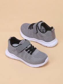 Boys' Fashionable New Student Sports Anti-Slip Breathable Casual Shoes, Summer - Grey - View 7