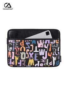 Slim Shockproof Laptop Sleeve Computer Bag Compatible With MacBook Matebook - Black - View 2