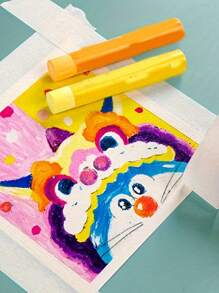 1 Pack Of 50pcs Oil Pastel Papers, Top Spiral Bound Sketch Book, Drawing Pad, Art Supplies For Adult Beginners And Artists,Mother's Day,Mom's Gift,Back To School,School Supplies