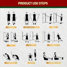 Resistance Bands Set For Men And Women -Exercise Bands With Handles, DoorAnchor, Ankle Straps - Perfect For Heavy Resistance Training, Physical Therapy, Yoga,Home Workouts -Shape Your Body - 彩色 - 查看 7