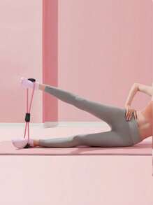 1 pezzo Esercitatore multifunzionale a forma di 8 per donne, fasce di resistenza per allenamento a casa, yoga, stretching spalle, perdita peso, modellatura del corpo, accessori palestra per vita e addome