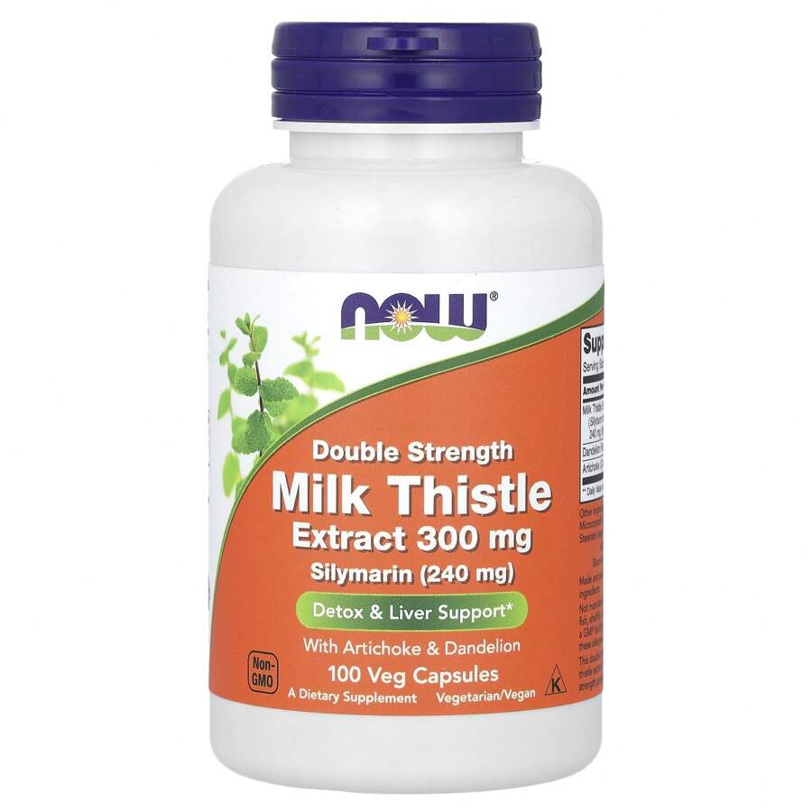 NOW Foods Milk Thistle Extract, 300 Mg, 100 Veg Capsules - 其他 - 查看 1