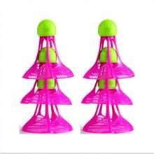 15 pièces / 10 pièces / 3 pièces / 1 pièce Volants de badminton pare-vent, Volants de badminton en plastique, Volants de badminton durables, Volants de badminton durables et résistants aux chocs