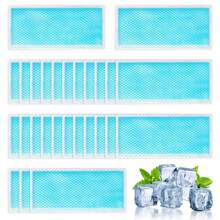 40/60 pezzi di cuscinetti refrigeranti, per il caldo disagio fisico, raffreddamento facile da trasportare, 20/40 pezzi di confezione, ogni confezione contiene 2 pezzi di blu.