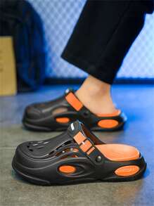 男士洞洞鞋、花园木屐、拖鞋感户外室内休闲情侣拖鞋，适合青少年夏季休闲、户外运动、度假旅行、毕业礼物、生日礼服配饰 - 拖鞋 - 查看 17