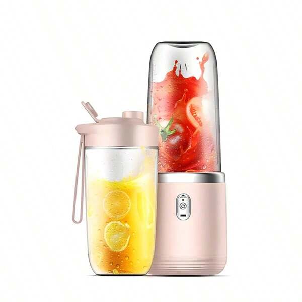 Mélangeur Mixeur Centrifugeuse Portable 400ml Centrifugeuse Électrique Rechargeable Pour Jus De Citron-Orange Tasse Mixeur