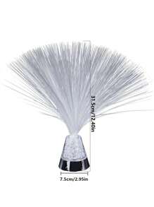 1pc Multi-Color Changing LED Fiber Optic Light, Novelty Lighting, Indoor Ambient Lamp, Auto Color Changing, Suitable For Bedroom, Living Room, Hallway, Window, Dining Room, Birthday, Party Decor, Garden, Christmas Decor Table Lamp