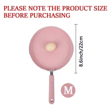 ABKOK 1Pc/3Pcs Nonstick Crepe Pan Set - 18cm/20cm/22cm Breakfast Pans, Universal Stove Compatible & Quick Cooking Design For Versatile Recipes