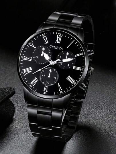 Able Stainless Steel Quartz Date Horloge view 2