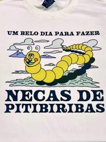 Camiseta Necas de Pitibiribas - Creme