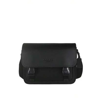 Coach Bolsa de mensajero de cuero versátil y exquisita para hombres CU110QBBK