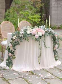 25 piezas de flores artificiales con aspecto real, rosas de espuma antigua con tallos para manualidades, ramos de boda, centros de mesa de baby shower, arreglos florales, decoración de mesas de fiesta y decoración del hogar