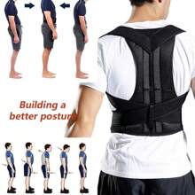 1pc Posture Corrector For Men - Adjustable, Breathable Orthopedic Brace - Seamless Upper Back, Spine, Neck & Shoulder Support - Ideal For Daily Wear, Clavicle Stabilization - Promotes Healthy Posture, Prevents Slouching Exercise Waist Belt Suitable For Workout Home Sports And Walk