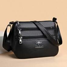 Nova Chegada 2023 Bolsa Para Mulheres Multicamadas De Toque Suave Com Grande Capacidade, Pode Ser Usada Como Bolsa De Ombro E Bolsa Transversal