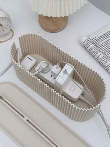 1 Stück Kabelmanagementbox für den Schreibtisch, großer Kabel-Organizer für Steckdosenleisten, Ladegeräte, Adapter, Kabelabdeckung für den Schreibtisch