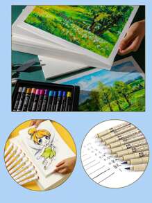 1 Pack Of 50pcs Oil Pastel Papers, Top Spiral Bound Sketch Book, Drawing Pad, Art Supplies For Adult Beginners And Artists,Mother's Day,Mom's Gift,Back To School,School Supplies