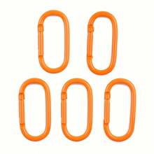 10 Stück bunte Karabiner-Schlüsselanhänger aus Zinklegierung - Federklemmen für Schlüssel, Taschen, Wasserflaschen und Rucksäcke - Runway-Karabiner - Übersicht 12