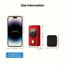 1 szt. Bezprzewodowy inteligentny wideodomofon WiFi, 2,4 GHz, system monitorowania o wysokiej rozdzielczości, bez konieczności montażu otworów, odpowiedni do użytku domowego i firmowego (brak wbudowanej baterii, bateria nie jest dołączona w momencie dostawy)