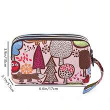 女士三层长款手拿包，女士大容量钥匙包，休闲手机包，女士夏季钱包 - 彩色 - 查看 3