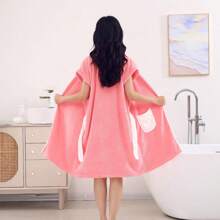 1 Stück ärmellose Bademantel, super weich und saugfähig Microfaser Damen Bademantel, farbecht und fusselarm, geeignet für Zuhause, Hotel, Beauty Spa, das ganze Jahr über, Schulanfang