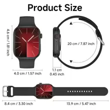 SIMSONLAB 1.83-Inch Smart Watch, Wireless Calling & Dial, Multi -Sport Modes, Calling Reminder & Rejection, Information Reminder, SMS Reminder,Compatible With Iphone/Andriod Christmas New Year Valentine's Day Holiday Gift
