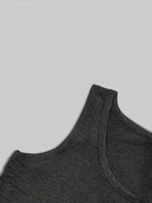 Top de tirantes con estampado de cinta y letras de estilo retro, top de verano informal sin mangas para mujer, tops para festivales de música, camisetas gráficas para mujer