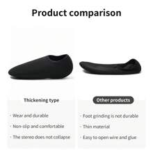 1 Pair Unisex Summer Beach Aqua Socks - Black - View 9