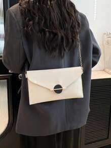 Fashion Handbag, Envelope Bag, Portable Tote Bag, Contrasting Colors, Fashionable Handbag, Change Key, Shopping Handbag, Good-Looking - Multicolor - View 5