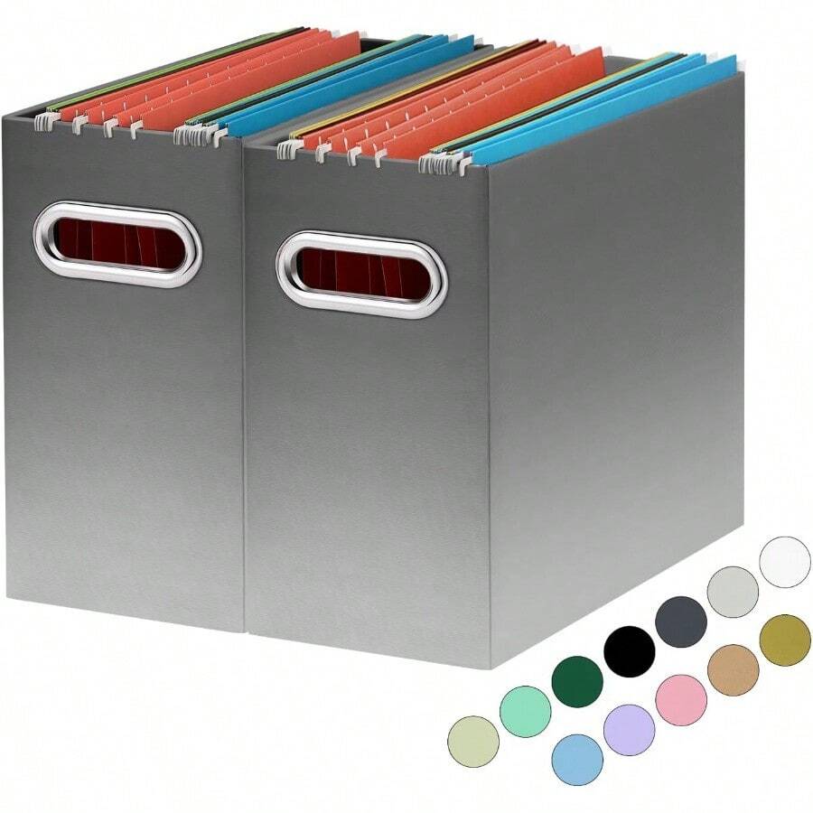 Files Box & Rack - Black - View 1