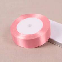 1pc Black Green Ribbon Handmade DIY Rose Flower Ribbon 21meters Long Polyester Webbing Packaging Webbing, Home Decor, Scene Decor, Theme Party Decor