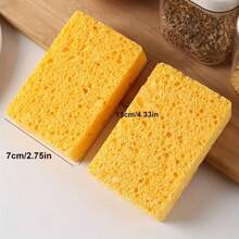 6-Pack Ultra-Durable Multi-Purpose Cellulose Cleaning Sponges - Effective Scrubbers For Kitchen, Bathroom, Living Room, Outdoor - Gentle On Surfaces, Tough On Grease, Stains, And Food Residue - Reusable, Absorbent, And Long-Lasting