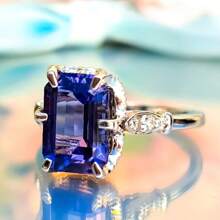 Luxury Elegant Engagement Ring,Unique Rings Jewelry For Women Bridal Ring Anniversary Gift For Her(Without Box)