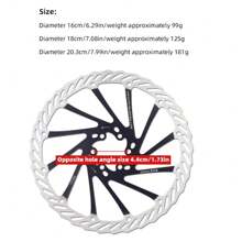 VXM 1 件自行车刹车 160 毫米/180 毫米/203 毫米盘式制动器 MTB DH 盘式转子液压刹车片浮动多色刹车片自行车零件